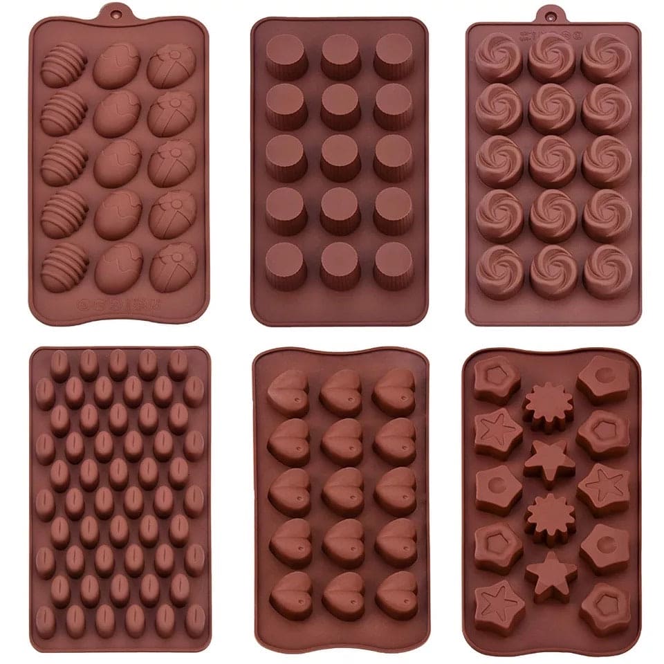 Candy Shapes Baking Mold, Silicone Chocolate Mold Candy Shapes Baking Mold, Silicone Chocolate Mold
